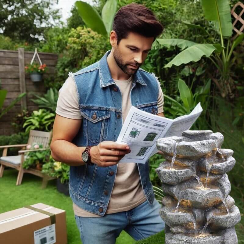 Zahradní solární fontána BestBerg